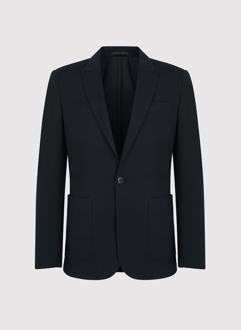 Casualowa marynarka męska w kolorze czarnym