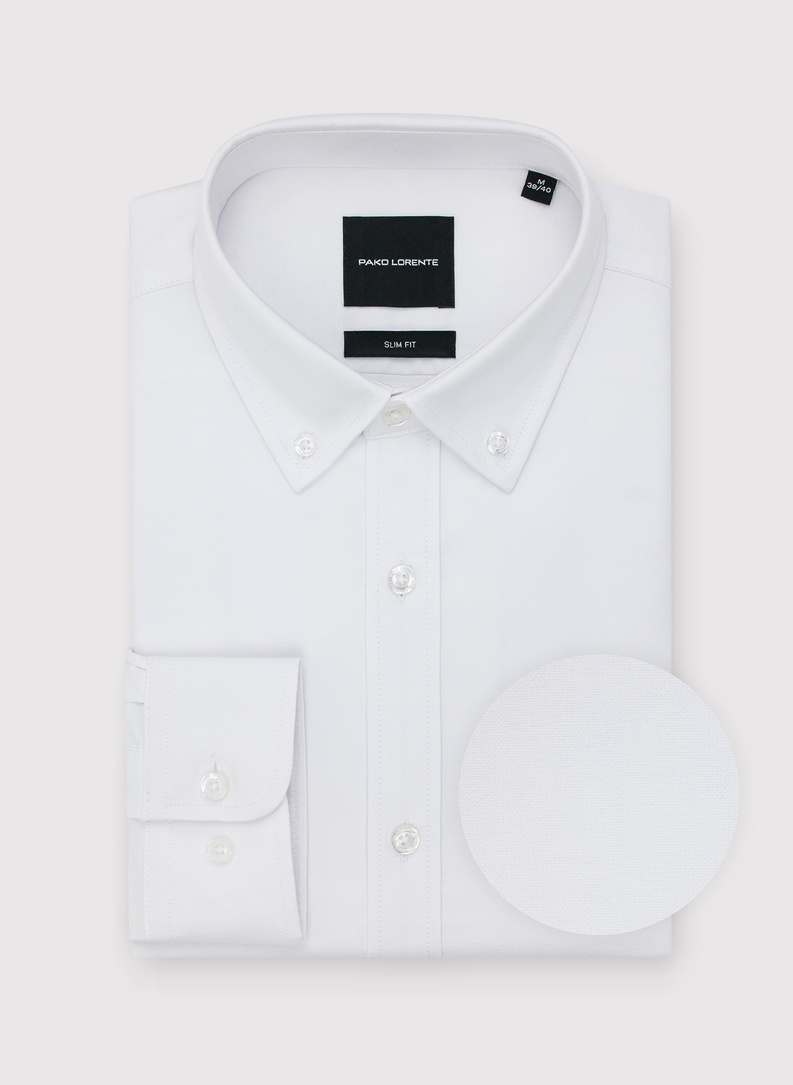 Biała koszula męska