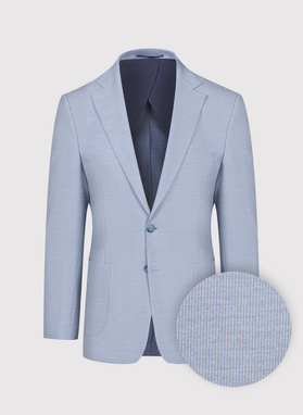 Niebieski garnitur męski