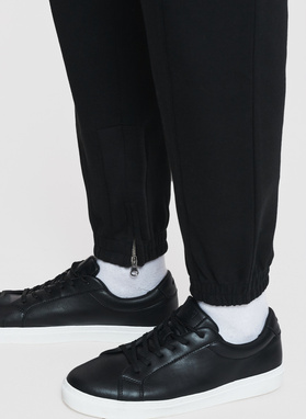 Czarne spodnie dresowe