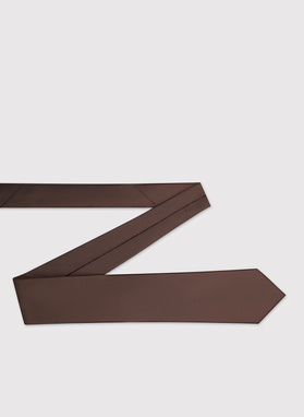 Brązowy krawat męski