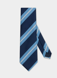 Krawat męski granatowy P22SF-KX-010-G-0