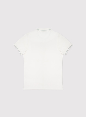 T-shirt polo w kolorze białym