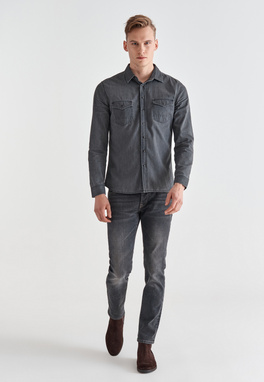 Koszula jeansowa P21WF-1X-128-L