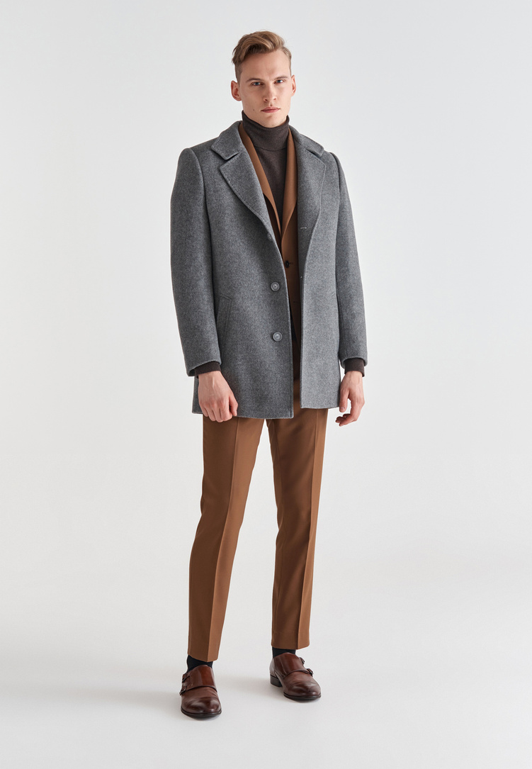 Płaszcz męski P21WF-7X-031-S