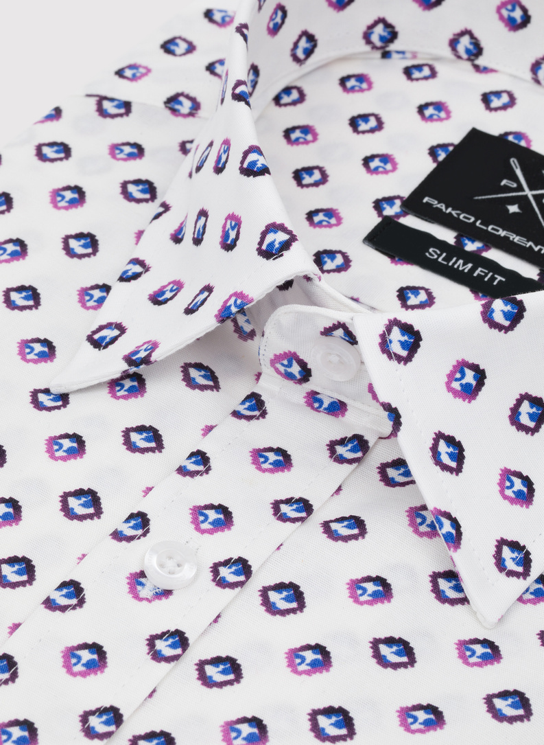 Koszula męska w mikrowzór