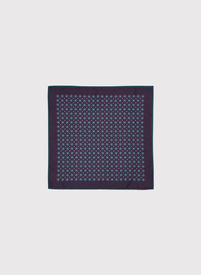 Fioletowa poszetka w mikrowzór