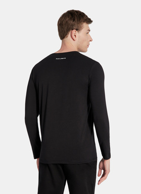 Longsleeve męski w kolorze czarnym