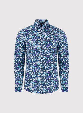 Koszula męska w kwiaty