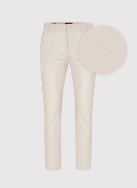 Beżowe męskie spodnie chino