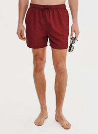 Szorty kąpielowe męskie w bordowym kolorze