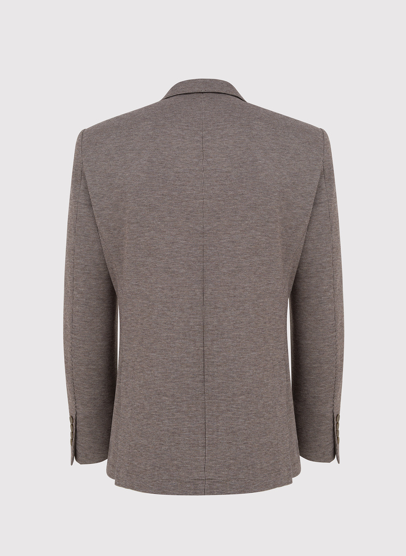 Szaro-brązowa marynarka męska