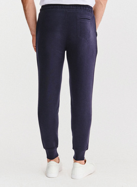 Granatowy dres męski