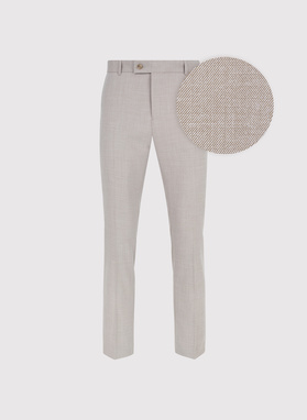 Spodnie garniturowe w kolorze beżowym