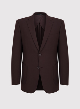 Burgundowa casualowa marynarka męska