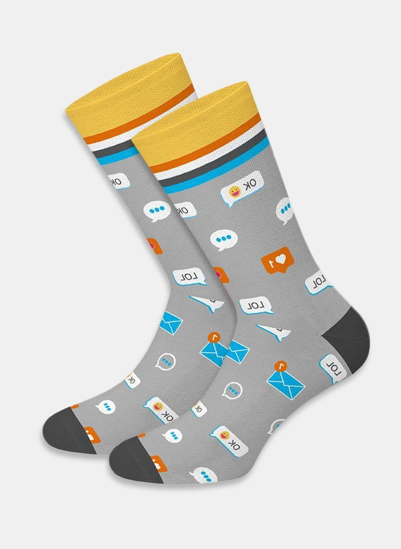 Skarpetki z dymkami czatu DDTS9-SX-400-S