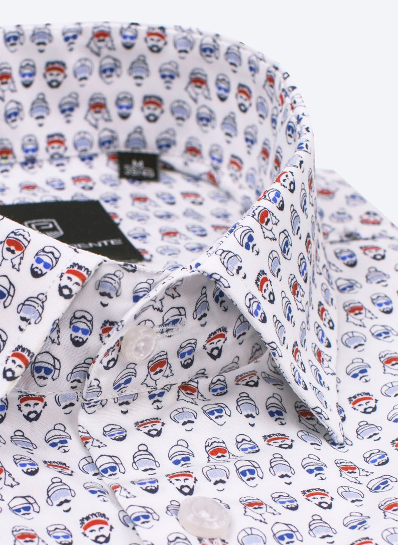 Koszula męska FREDO PPLM9-1X-610-B