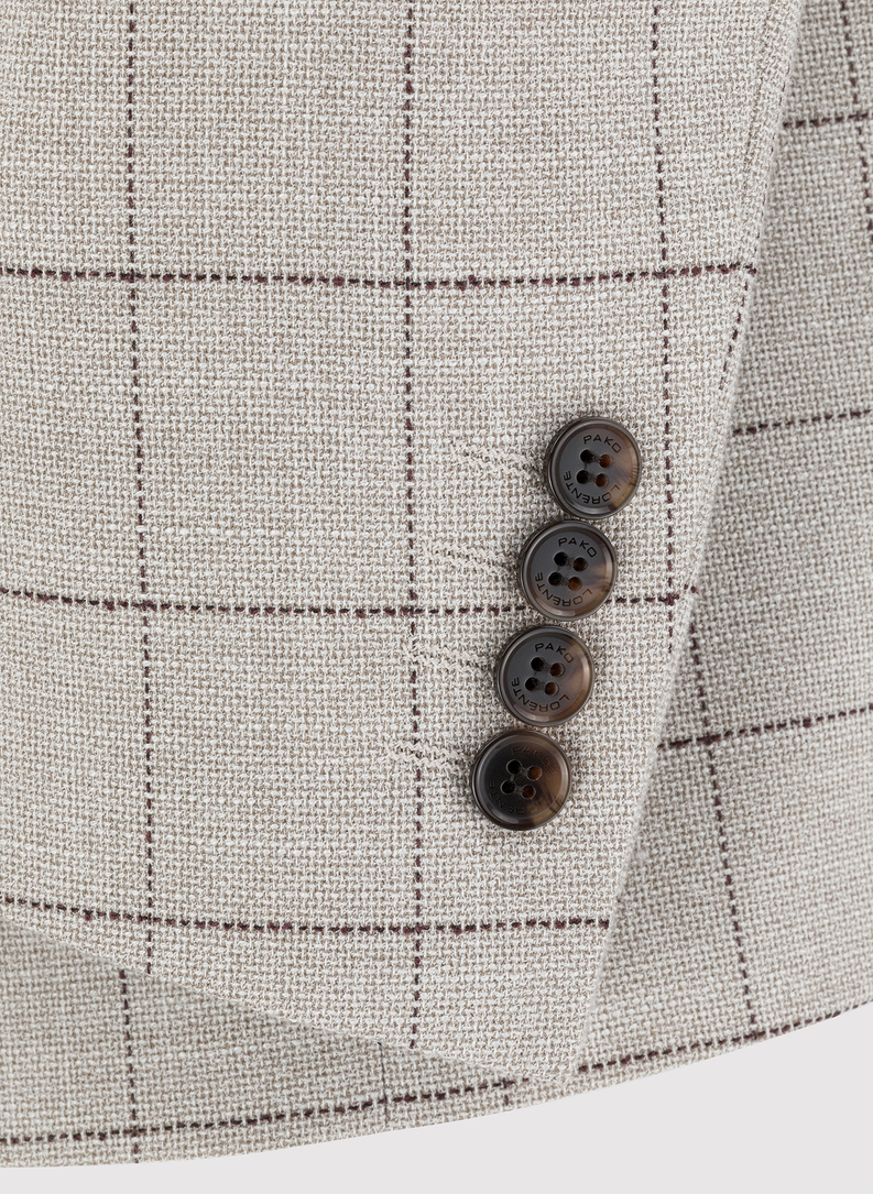 Casualowa marynarka męska w kratę