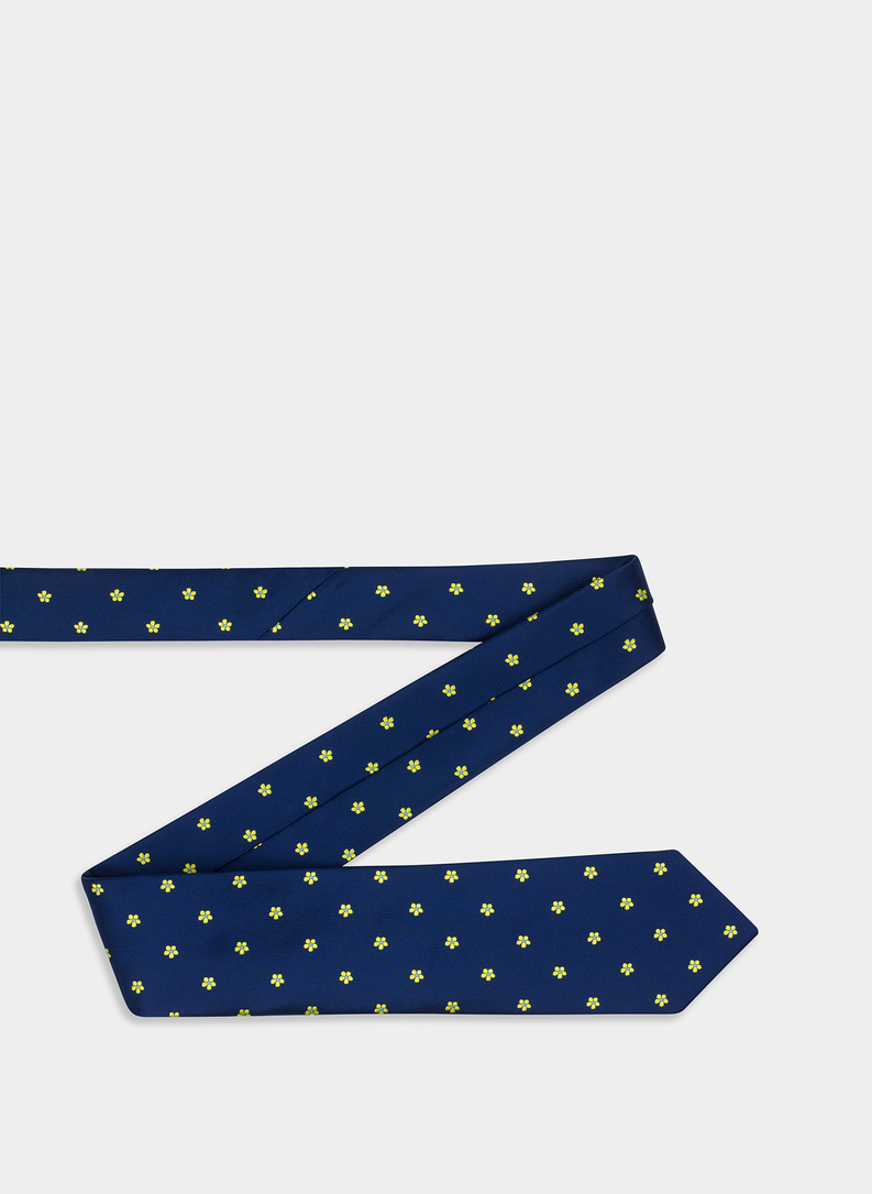 Krawat męski granatowy P22SF-KX-018-G-0