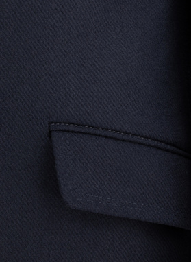 Płaszcz męski w kolorze granatowym