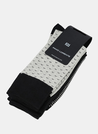 Zestaw skarpet męskich szaro-czarny