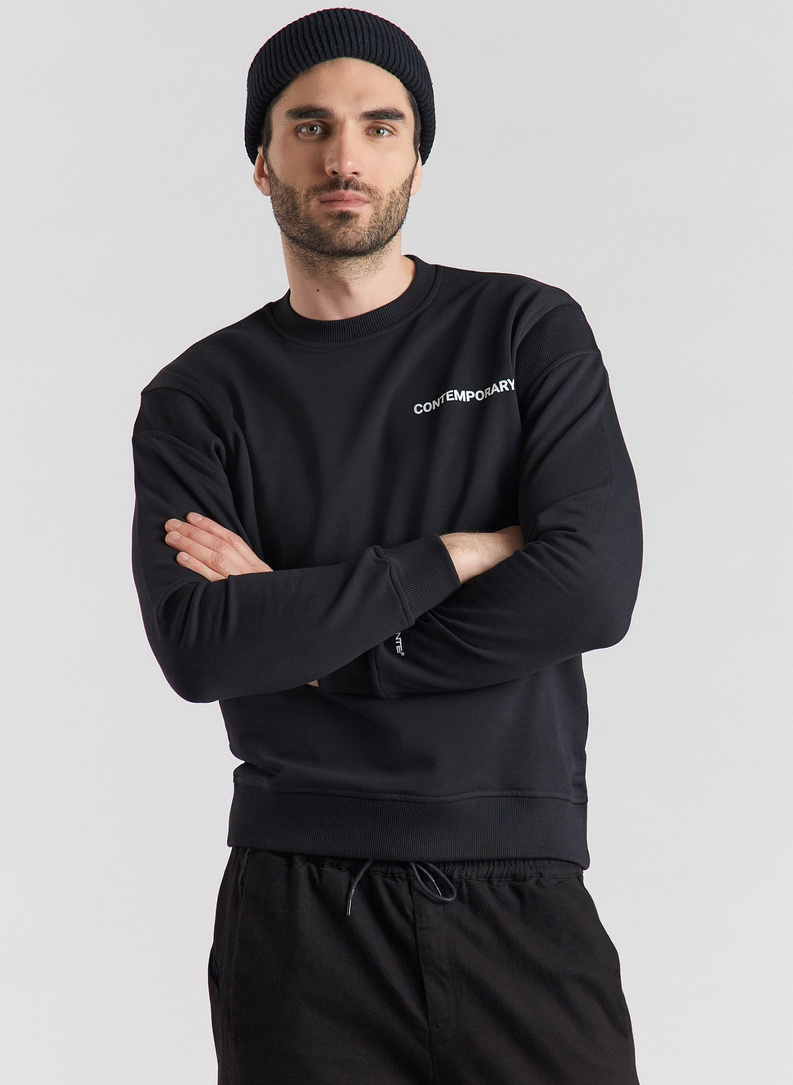 CZARNA BLUZA M21SF-2B-004-C