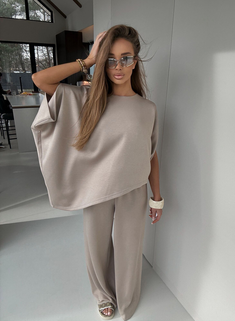 Komplet damski GEO beżowy