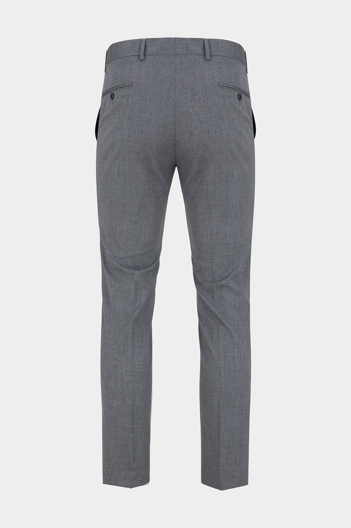 Szare spodnie garniturowe P22SF-6G-007-S-S