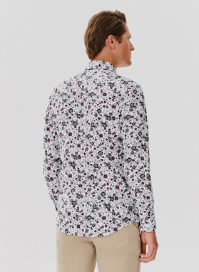 Koszula męska w kwiaty