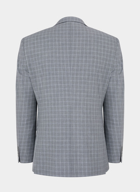 Szara marynarka garniturowa P22SF-3G-008-S-S