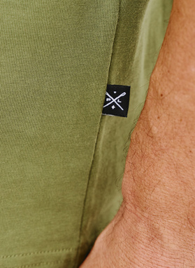 Zielony t-shirt oversize