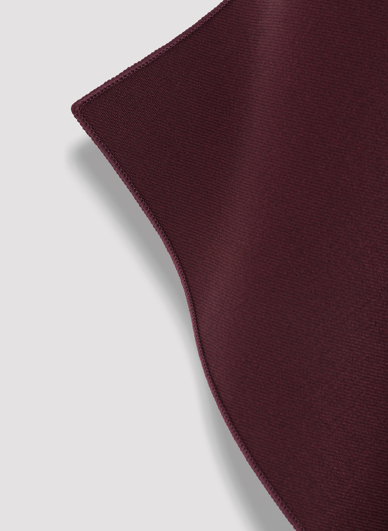 Burgundowa poszetka męska