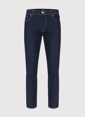 Granatowe spodnie męskie jeans