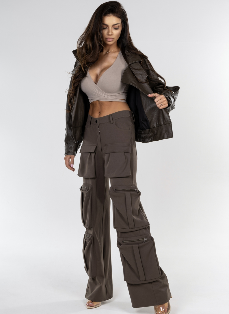 Spodnie bojówki RODEO PANTS oliwkowe