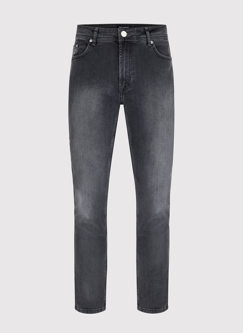 Szare jeansowe spodnie męskie  