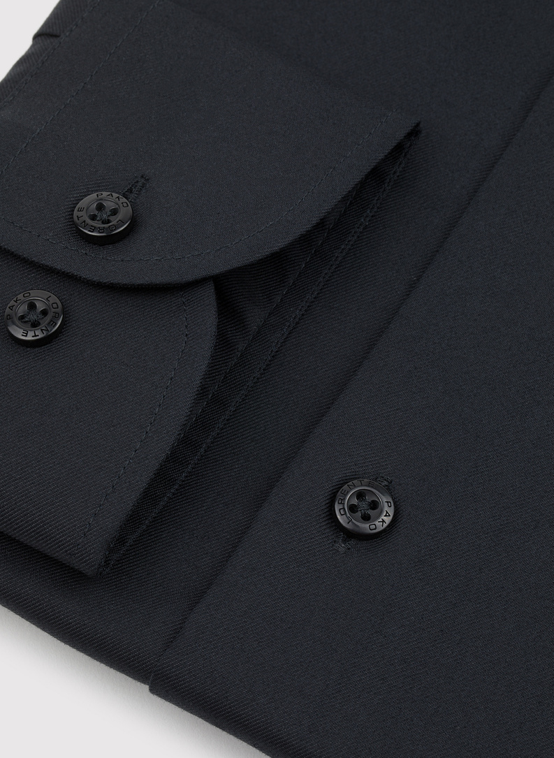 Czarna bawełniana koszula męska