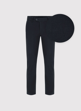 Granatowe spodnie casual