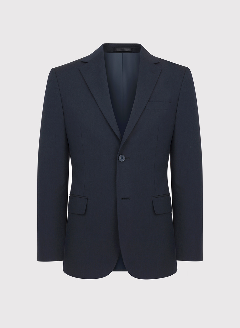 Granatowa marynarka garniturowa