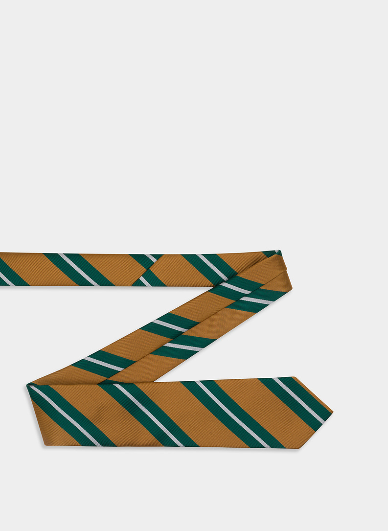 Krawat męski brązowy P22SF-KX-009-Y-0