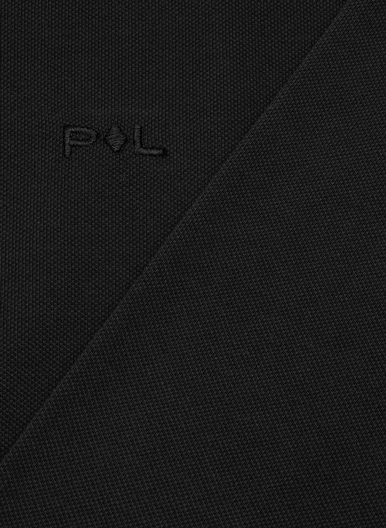 Czarne polo longsleeve