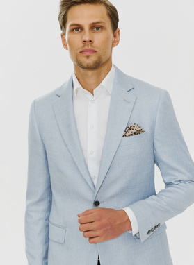 Niebieska marynarka męska