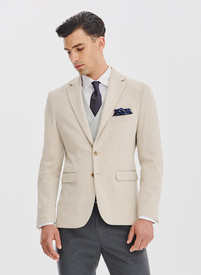 Dzianinowa marynarka w kratkę