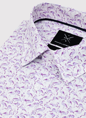 Koszula męska z zwierzęcym wzorem