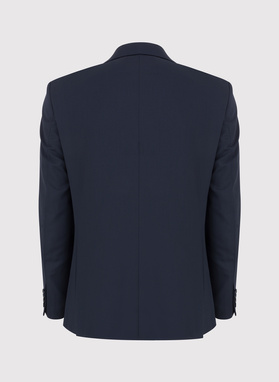 Granatowa dwurzędowa marynarka męska