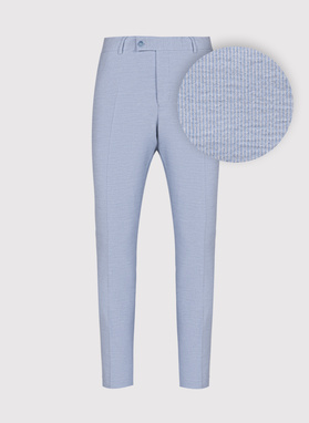 Niebieskie spodnie garniturowe