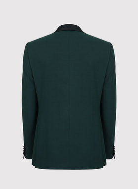 Marynarka smokingowa w kolorze zielonym