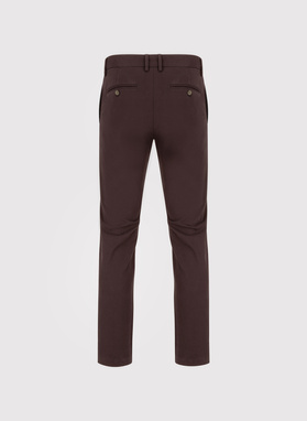 Brązowe spodnie casual
