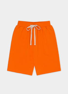 Pomarańczowe szorty oversize C22SF-WS-003-P-0