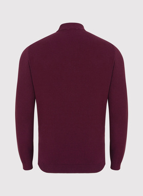 Półgolf męski bordowy P22WF-2X-007-D-0