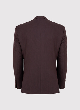 Dwuczęściowy garnitur męski w kolorze burgundowym